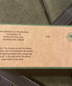 Honeysticks 100% Pure Beeswax Crayons (12 Pack) - Non-Toxic Crayons, Safe for Babies and Toddlers, For 1 Year Plus, Handmade in New Zealand with Natural Beeswax and Food-Grade Colors, Eco-Friendly. 39 81urq6I7e6L