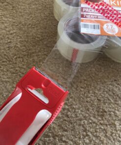 Tape King Clear Packing Tape - 60 Yards Per Roll (6 Refill Rolls) - 2 Inch Wide Stronger 2.7mil, Heavy Duty Sealing Adhesive Industrial Depot Tapes for Moving Packaging Shipping, Office & Storage 6 Rolls / 2" Wide 41 81utuDAxNbL