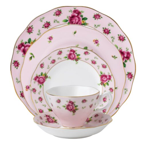 Royal Albert New Country Roses Pink 5-Piece Place Setting