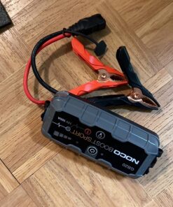 NOCO Boost Sport GB20 500 Amp 12-Volt UltraSafe Lithium Jump Starter Box, Car Battery Booster Pack, Portable Power Bank Charger, and Jumper Cables for Up to 4-Liter Gasoline Engines, 400 Amps,Black 51 81uzkht3yL