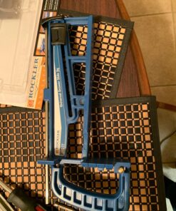 Universal Drawer Slide Jig - Cabinet Hardware Jig Install Drawer Slides Quickly, Accurately - Hardware Installation Jig w/Locking Wedge to Secure Cabinet Slide - Adjustable Foot Woodworking Tools Original Version 21 81v2OeRlquL