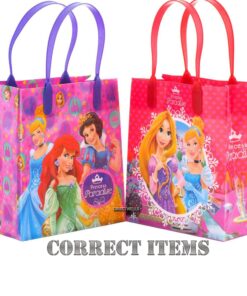 Disney Princess Paradise Reusable Party Favor Goodie Small Gift Bags (12 Bags) 5 81v3WpvC KL