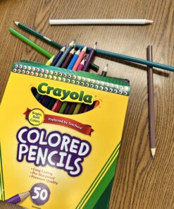 Crayola Colored Pencils, 50 Count 50 Count (Pack of 1) 70 81v4LHIVjLL