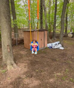 Tree Swing Hanging kit Straps, (Set of 2) Extra Long 10tf Each. Super Strong 5,000lbs + 2 Carabiners. for Swing Sets, Web Swings, Hammock & Tire Swing 43 81v4s3gBQgL