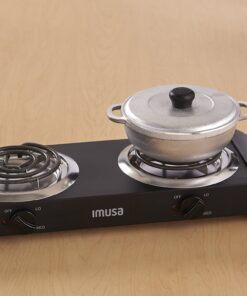 IMUSA USA GAU-80306 Electric Double Burner 1750-Watts , Black 24 81v5Zqee8sL