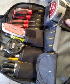 Custom Leathercraft1132 75-Pocket Tool Backpack 114 81v621rm7UL