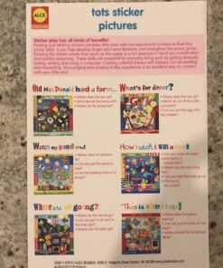 ALEX Jr. Tots Sticker Pictures 37 81v7LSDkiXL