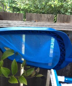 Swimline 8039 Premium Extra Strong Leaf Skimmer Net Head Cleaner for Swimming Pool Spa Fountain Pond Hot Tub Leaves Bugs Debris Fine Cleaning Maintenance, Heavy Duty Large, Blue Premium (Molded) 39 81v7RAKAyQL