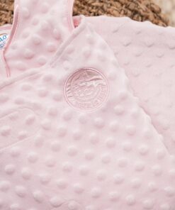 Alternative view of HALO Sleepsack Plush Dot Velboa Swaddle, 3-Way Adjustable Wearable Blanket, TOG 3.0, Pink, Newborn, 0-3 Months Newborn (Pack of 1) Pink Plushy Dot