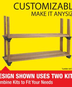 2 x 4 Basics 90144MI Firewood Rack System, Black 26 81vBDcFN2hL
