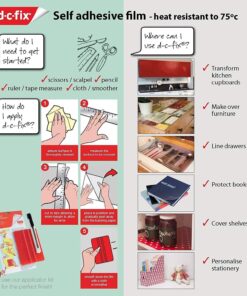 d-c-fix Peel and Stick Contact Paper Butcher Block Wood Grain Self-Adhesive Film Waterproof & Removable Wallpaper Decorative Vinyl for Kitchen, Countertops, Cabinets 17.7" x 78.7" 17.7" x 78.7" 37 81vC1uNvVGL 1