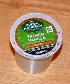 Green Mountain Coffee Roasters French Vanilla Decaf, Single-Serve Keurig K-Cup Pods, Flavored Light Roast Coffee, 24 Count 24 Count (Pack of 1) 31 81vEd58lH L