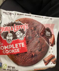 Lenny & Larry's The Complete Cookie, Double Chocolate, Soft Baked, 16g Plant Protein, Vegan, Non-GMO, 4 Ounce (Pack of 12) 22 81vFMtETNyL
