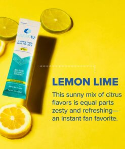 Liquid I.V. Hydration Multiplier - Lemon Lime - Powder Packets | Electrolyte Drink Mix | Easy Open Single-Serving | Non-GMO | 16 Stick 16 Servings (Pack of 16) 22 81vGQtJOxzL