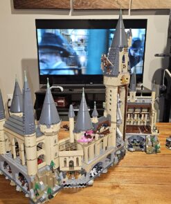 LEGO Harry Potter Hogwarts Castle 71043 Building Set - Model Kit with Minifigures, Featuring Wand, Boats, and Spider Figure, Gryffindor and Hufflepuff Accessories, Collectible for Adults and Teens Standard 74 81vHozQCUbL