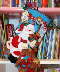 Bucilla The Workshop Christmas Stocking Felt Applique Kit, 18-Inch 40 81vI4Ra3nL