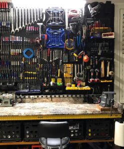 Pegboard Organizer Wall Control 4 ft. Metal Pegboard Standard Tool Storage Kit with Black Toolboard and Black Accessories 44 81vJwfvWhJL