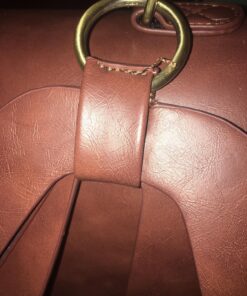 ECOSUSI Women's Briefcase Vegan Leather Laptop Bag for Work Shoulder Computer Satchel Bag with Detachable Bow 14 inch Coffee 49 81vKU66Jf7L