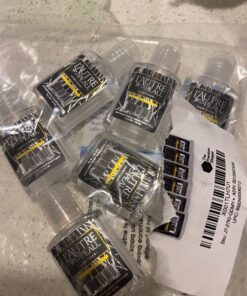 Antibacterial Travel Hand Sanitizer Gel with Aloe Vera by L’Autre PEAU - Liquid Instant Hand Cleaner - Citrus Scented Square Pocket Sanitizer - 6 Piece Pack - (0.5 oz.) 15 81vLUQz2wL