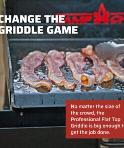 Alternative view of Camp Chef Professional Fry Griddle, Single Burner 14" Cooking Accessory, Cooking Dimensions: 14 in. x 16 in