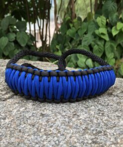 MOCE Handmade Paracord Handle for Yeti/Rtic/Ozark Trail Rambler 30 Oz Tumbler. Blue/black 1 Count (Pack of 1) 25 81vNncSNYkL