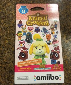 Nintendo Animal Crossing amiibo Cards Series 4 for Nintendo Wii U, 1-Pack (6 Cards/Pack) 38 81vPt yq18L