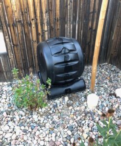 The Most Beautiful Composter in The World in Black, Made in America, Food Safe, BPA and Rust Free, No Assembly Required, Envirocycle Composting Tumbler Bin and Compost Tea Maker … 35 US Gallon 37 81vRUBmsfvL
