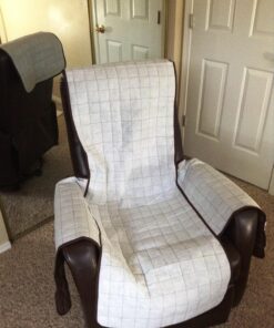 Innovative Textile Solutions, Microfiber Furniture Protector Recliner Wing Chair, Perfect Chair Protection, Comfortable Easy Stretch Fabric, Protect Against Spills and Stains (Chocolate) Chocolate 14 81vRfOG5DVL