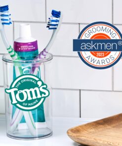 Tom's of Maine Fluoride-Free Antiplaque & Whitening Natural Toothpaste, Peppermint, 5.5 oz. (Packaging May Vary) 13 81vRs3f5qYL