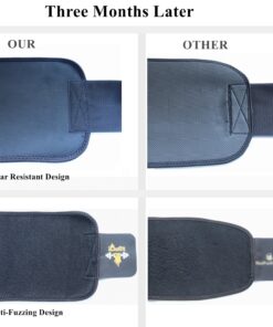 iDofit Waist Trimmer Belt, Sweat Wrap for Fat Burning, Sauna Belt Waist Trainer Stomach Shaper for Women & Men M: 8" Wide x 42" Long 23 81vS5Z5T60L