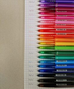Pilot FriXion Ball Slim Retractable Erasable Gel Ink Pens, Extra Fine Point, 0.38 mm, 20 colors set 21 81vS8aRaoL