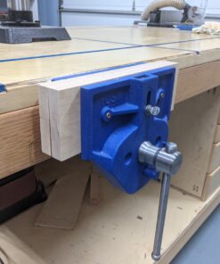 Yost Vises M9WW Rapid Action Woodworking Vise | Quick Release Lever for Quick Adjustments | 9 Inch Jaw Width | Made with Heavy-Duty Cast Iron | Blue Yost M9WW 104 81vT68kynBL