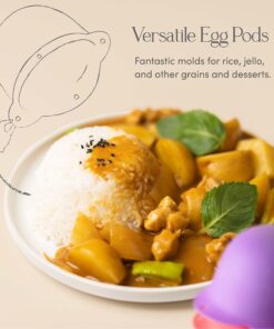 Kitzini Poached Egg Cup. Egg Coddler 4 Set. BPA Free. Microwave Egg Poacher. Nonstick Egg Pod Perfect Silicone Egg Poacher. Easy to Use & Clean. No Mess. 4 Silicone Egg Molds. Dishwasher Safe 4 Pack 26 81vTixZDHmL