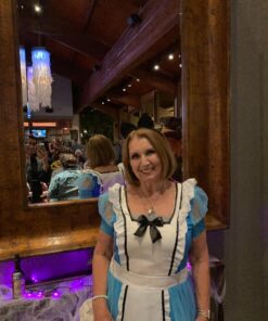 Leg Avenue Women's Classic Alice Costume Large Blue/White 22 81vWkAq40L