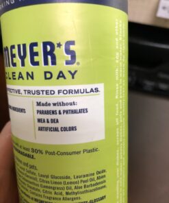 MRS. MEYER'S CLEAN DAY Liquid Dish Soap, Biodegradable Formula, Lemon Verbena, 16 fl. oz - Pack of 3 16.00 Fl Oz (Pack of 3) 36 81vXVJbqm8L