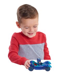 Alternative view of PJ Masks Vehicle, Cat-Car & Catboy Figure, Kids Toys for Ages 3 Up by Just Play Cat Boy Cat Car