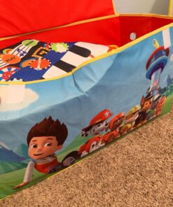 Idea Nuova Nickelodeon Paw Patrol Collapsible Children’s Toy Storage Trunk, Durable with Lid 28 81vaIKvNipL