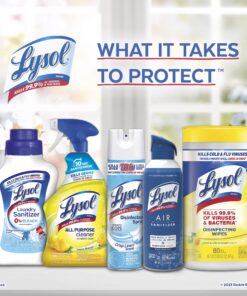 Lysol Disinfectant Wipes, Multi-Surface Antibacterial Cleaning Wipes, For Disinfecting and Cleaning, Lemon and Lime Blossom, 80 Count (Pack of 4) 80 Count (Pack of 4) White Standard Packaging 36 81vaWKTXUOL