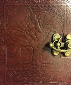 Leather Celtic Tree of Life Book of Shadows Blank Spell Book Wicca 5" Brown 49 81vaZyy7PKL