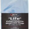 BCW Life' Magazine Bags 100 Bags 11-1/8' x 14-1/4' + 1-1/4 5 81vawGfbLxL