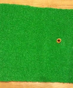 TRUEDAYS Golf Mat - Artificial Turf Golf Mat with Non-Slip Foam - 12“ x 24“ Golf Hitting Mat for Indoor and Outdoor Practice (Includes Rubber Tee Holder and Tees) 12"x24" 34 81vbP1OrPwL