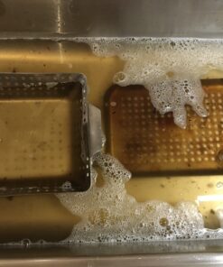 Grill Basket - Yukon Glory™ 3-Piece Mini Grilling Basket Set - Stainless Steel Perforated Grill Baskets for Grilling Veggies Seafood and Meats Includes Grill Pan - Square Basket and Circular Basket 38 81vbPNCBPTL