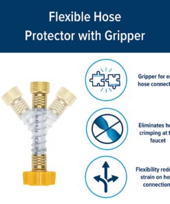 Camco TastePURE Camper/RV Water Filter & Hose Protector | Inline Water Filter Reduces Bad Taste, Odor, Chlorine & Sediment | Ideal for RVs, Campers, Travel Trailers, Boats | Made in the USA (40043) 32 81vdNpGvvaL