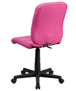 Flash Furniture Clayton Mid-Back Pink Quilted Vinyl Swivel Task Office Chair 27 81veclBPRoL