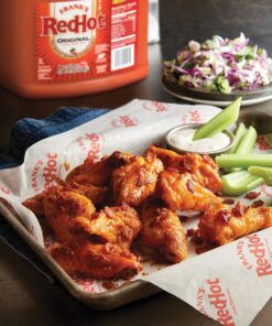 Frank's RedHot Original Cayenne Pepper Hot Sauce, 1 gal - One Gallon Bulk Container of Cayenne Pepper Hot Sauce to Add Flavorful Heat to Entrees, Sides, Snacks, and More 22 81vepNkthiL