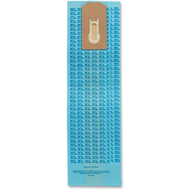 Catalog 2 Oreck Commercial XL Upright Single-Wall Filtration Disposable Vacuum Bag, 9-Pack, PK80009/AK11109, Blue