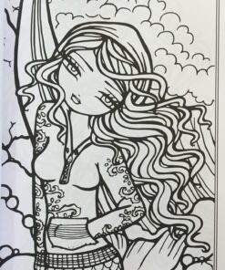 Sweet & Simple Whimsy Girls: Mermaids and More to Color 67 81vfguE2uL