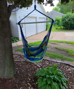 Safe Tree Swing Hanging Kit (Set of 2) - 10ft Long Straps with Two Alloy Carabiners and 2000 Lb Breaking Strength - Easy & Fast Installation for All Types of Swings and Children Black/Yellow 34 81vgBN5rOXL