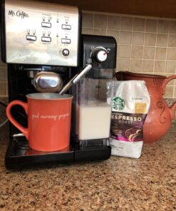 Mr. Coffee Espresso and Cappuccino Machine, Programmable Coffee Maker with Automatic Milk Frother and 19-Bar Pump, Stainless Steel 47 81vgGbokrdL