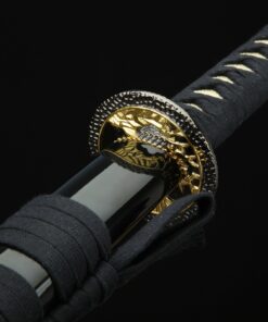 Auwiy Dragon Katana, Fully Handmade Carbon Steel Real Japanese Katana Samurai Swords 22 81vhU 7sxsL